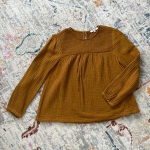 Madewell Mustard Top